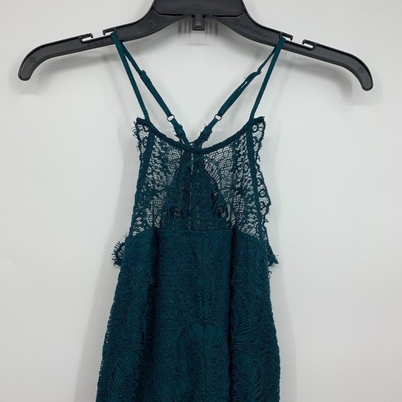 Free People Dress She Got It Lace Sleeveless Mini Slip Bodycon - Picture 4 of 12